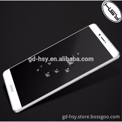 HUYSHE Factory Tempered Glass Protector for Huawei Honor 8 Full Cover Silk Print Color Glass Screen Film